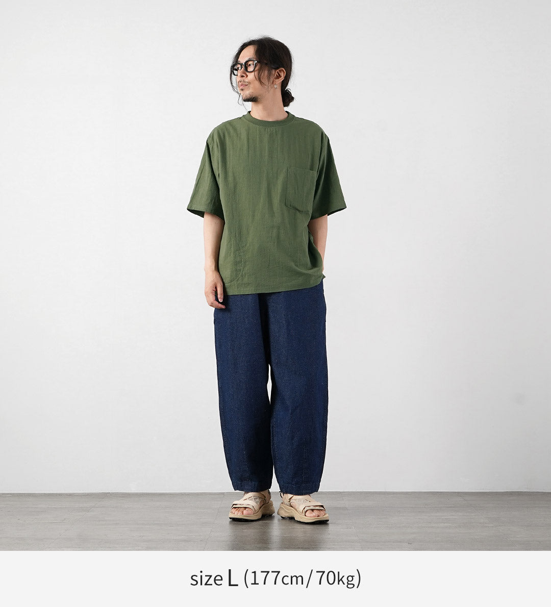 KEMA DESIGNS / Hemp Organic Cotton Woven Pocket T-Shirt
