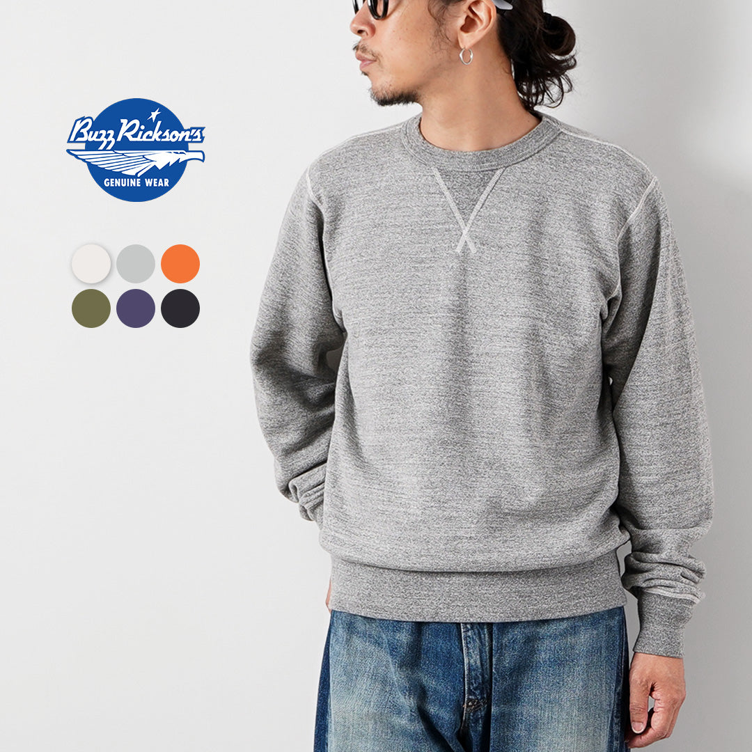 BUZZ RICKSONS / Set-In Sleeve Crew Neck Sweatshirt