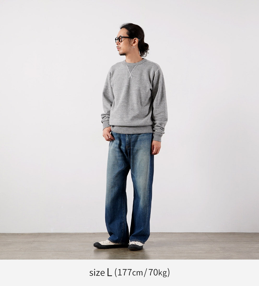 BUZZ RICKSONS / Set-In Sleeve Crew Neck Sweatshirt