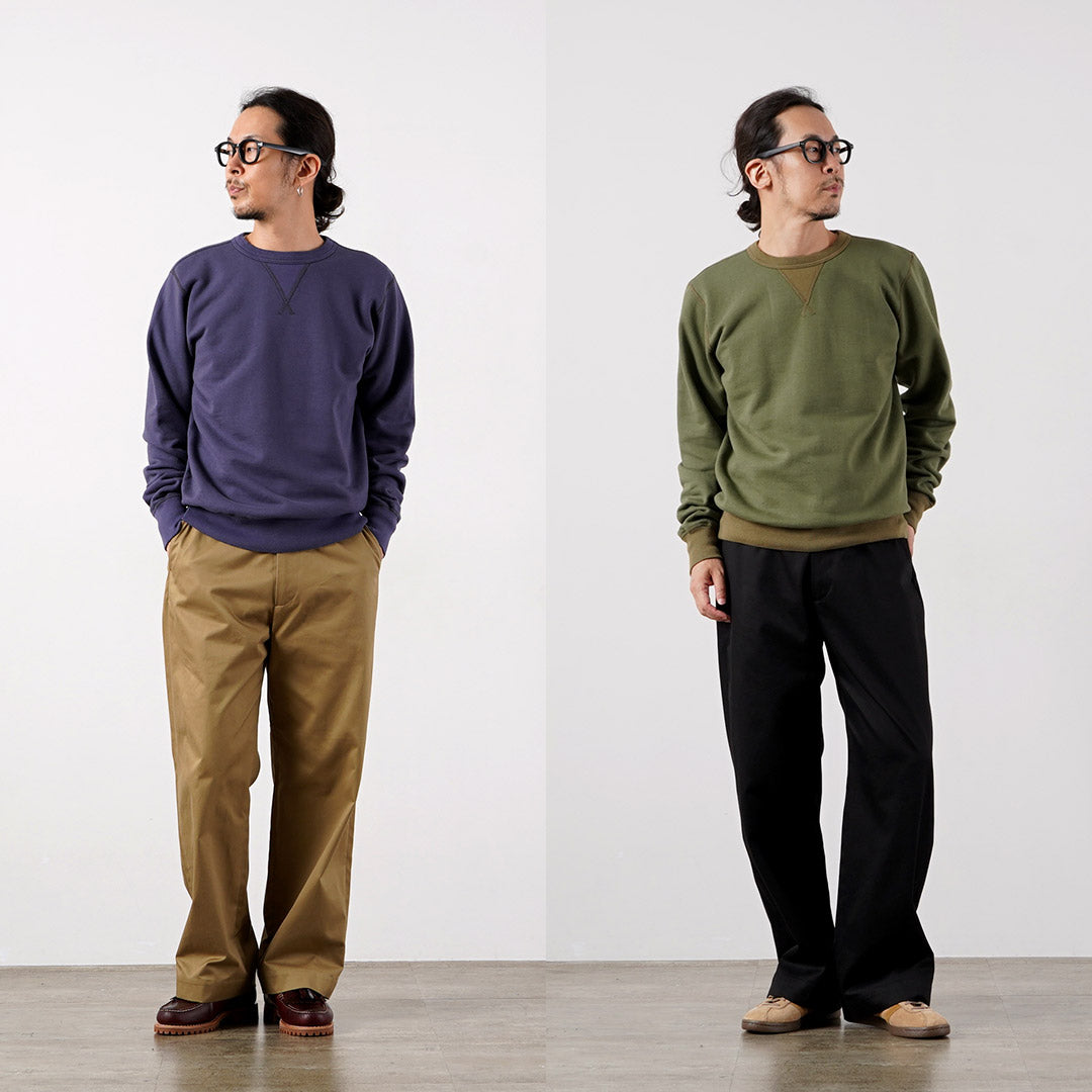 BUZZ RICKSONS / Set-In Sleeve Crew Neck Sweatshirt