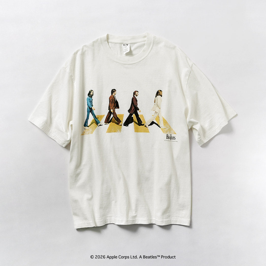 FREE RAGE / The Beatles × FREE RAGE Last Recording Recycled Cotton Short Sleeve T-Shirt