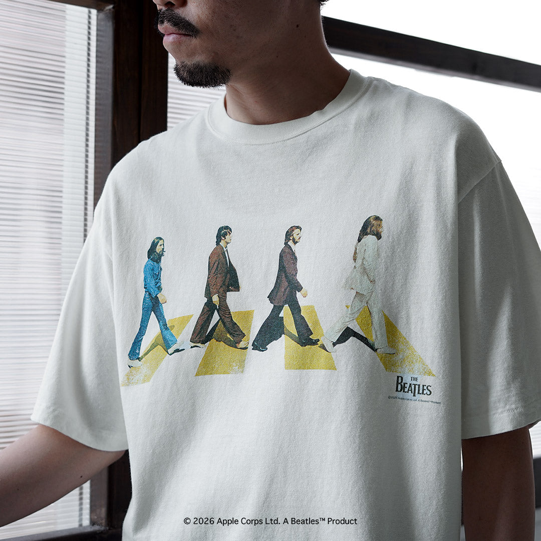 FREE RAGE / The Beatles × FREE RAGE Last Recording Recycled Cotton Short Sleeve T-Shirt