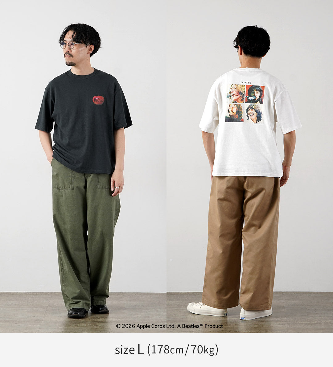 FREE RAGE / The Beatles × FREE RAGE Last Release Recycled Cotton Short Sleeve T-Shirt