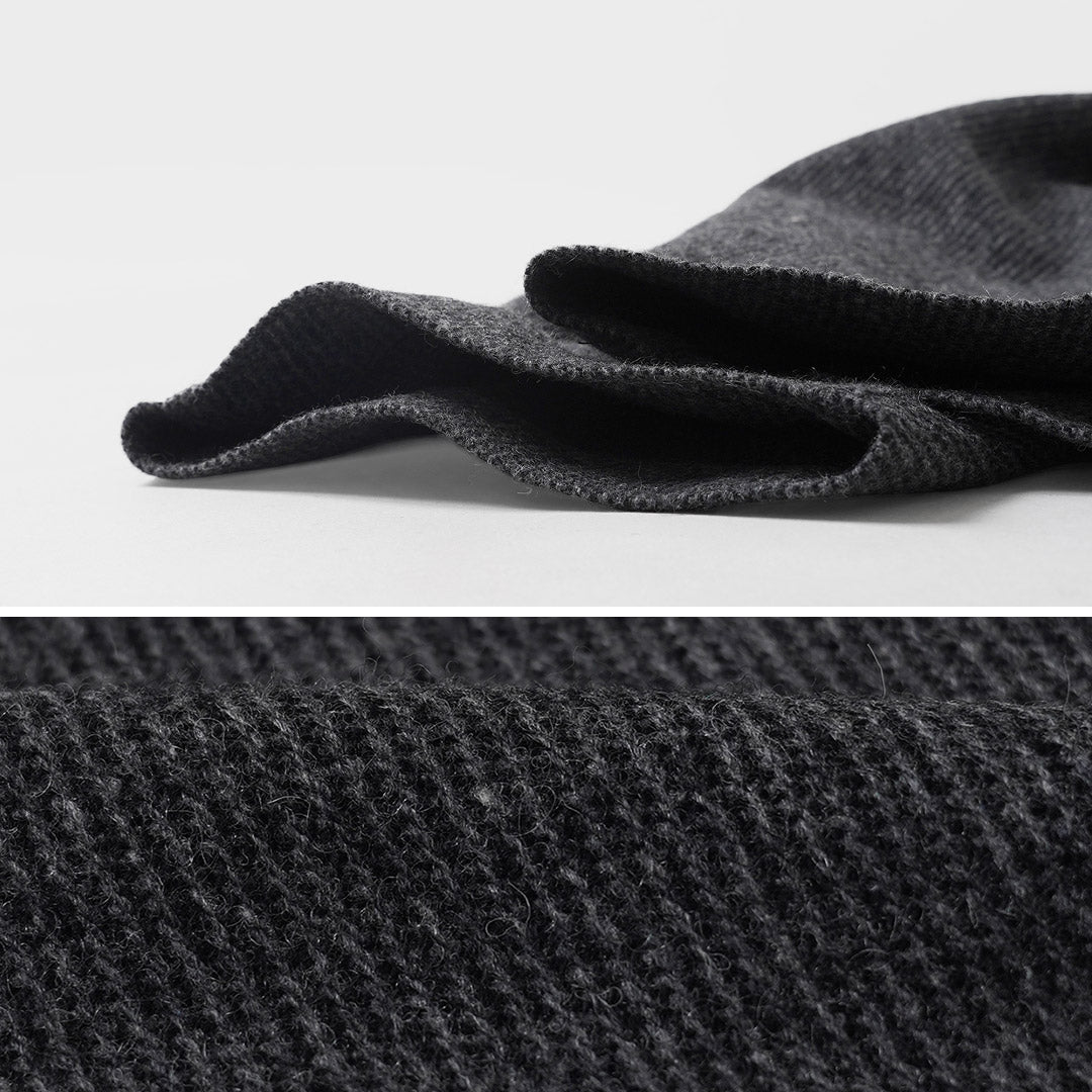 KEMA DESIGNS / Wool Cashmere Kersey Wide-Tapered Baker Easy Pants