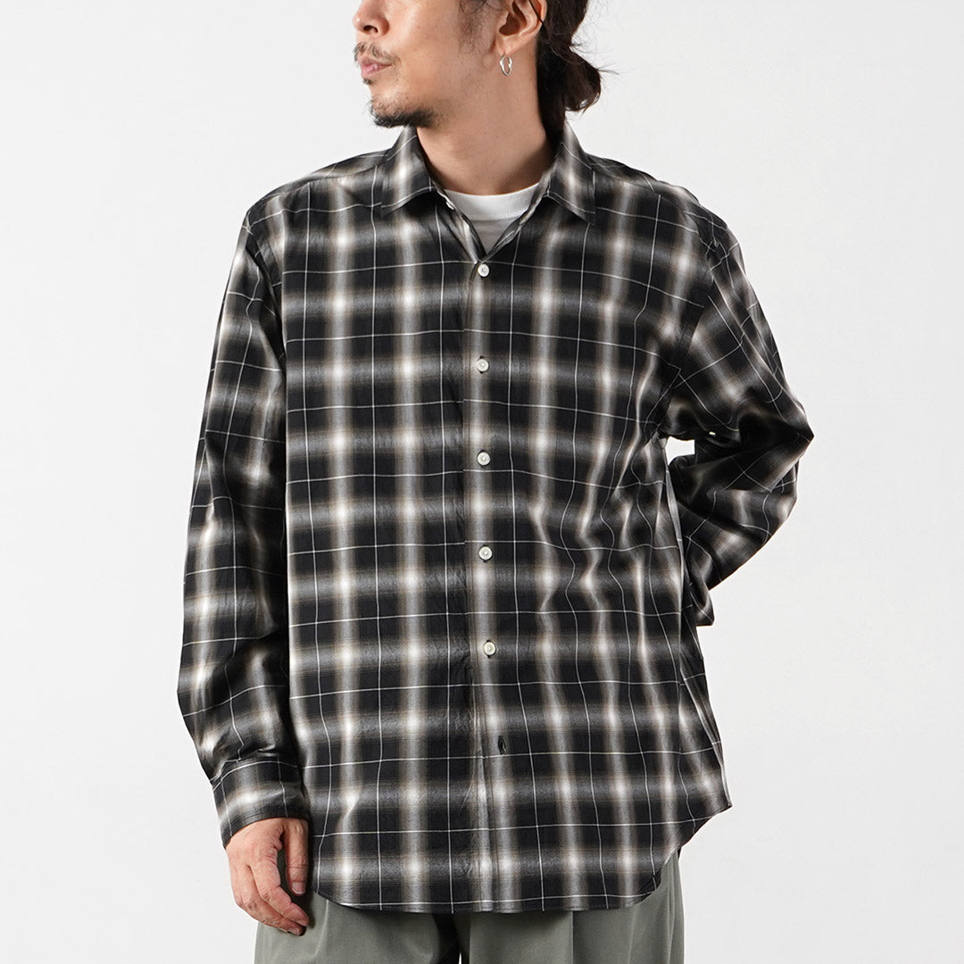 HARROWE HARROWE / Check Regular-Collar Shirt