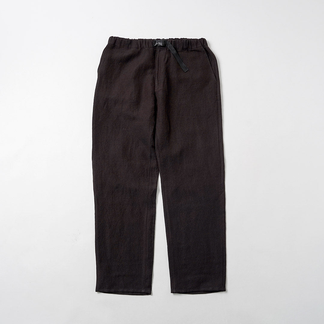 FUJITO / Naun Pantalon Sans Ceinture Laine Lin Serge
