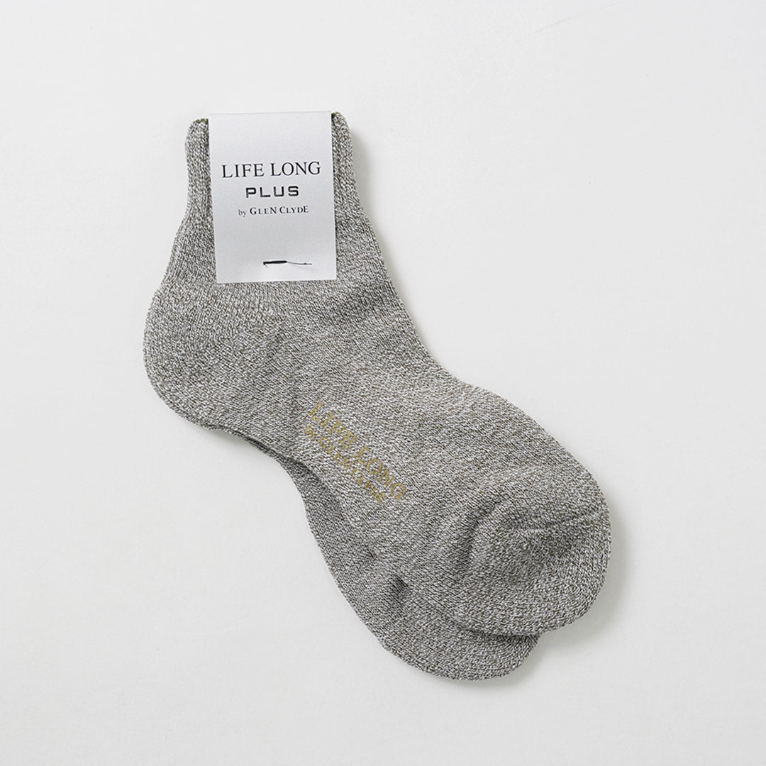 LIFE LONG BY GLEN CLYDE / TS-2 PLUS Cotton × CORDURA Pile Ankle Socks