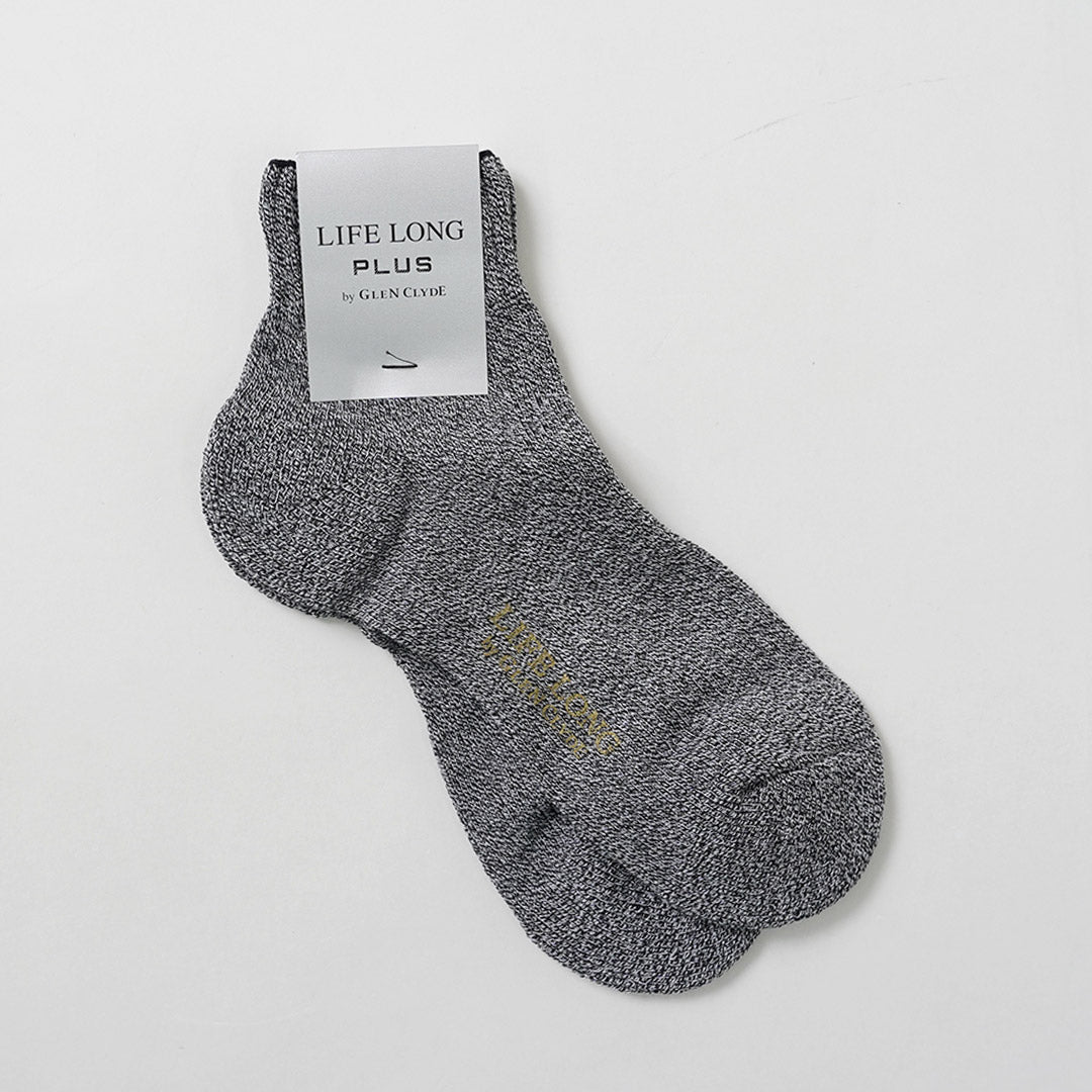 LIFE LONG BY GLEN CLYDE / TS-2 PLUS Cotton × CORDURA Pile Ankle Socks