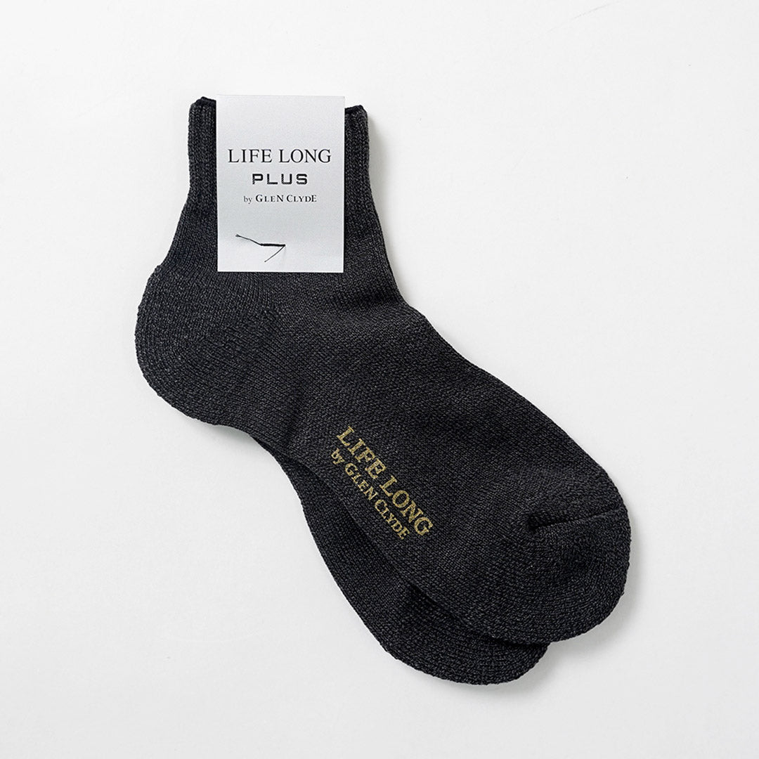 LIFE LONG BY GLEN CLYDE / TS-2 PLUS Cotton × CORDURA Pile Ankle Socks