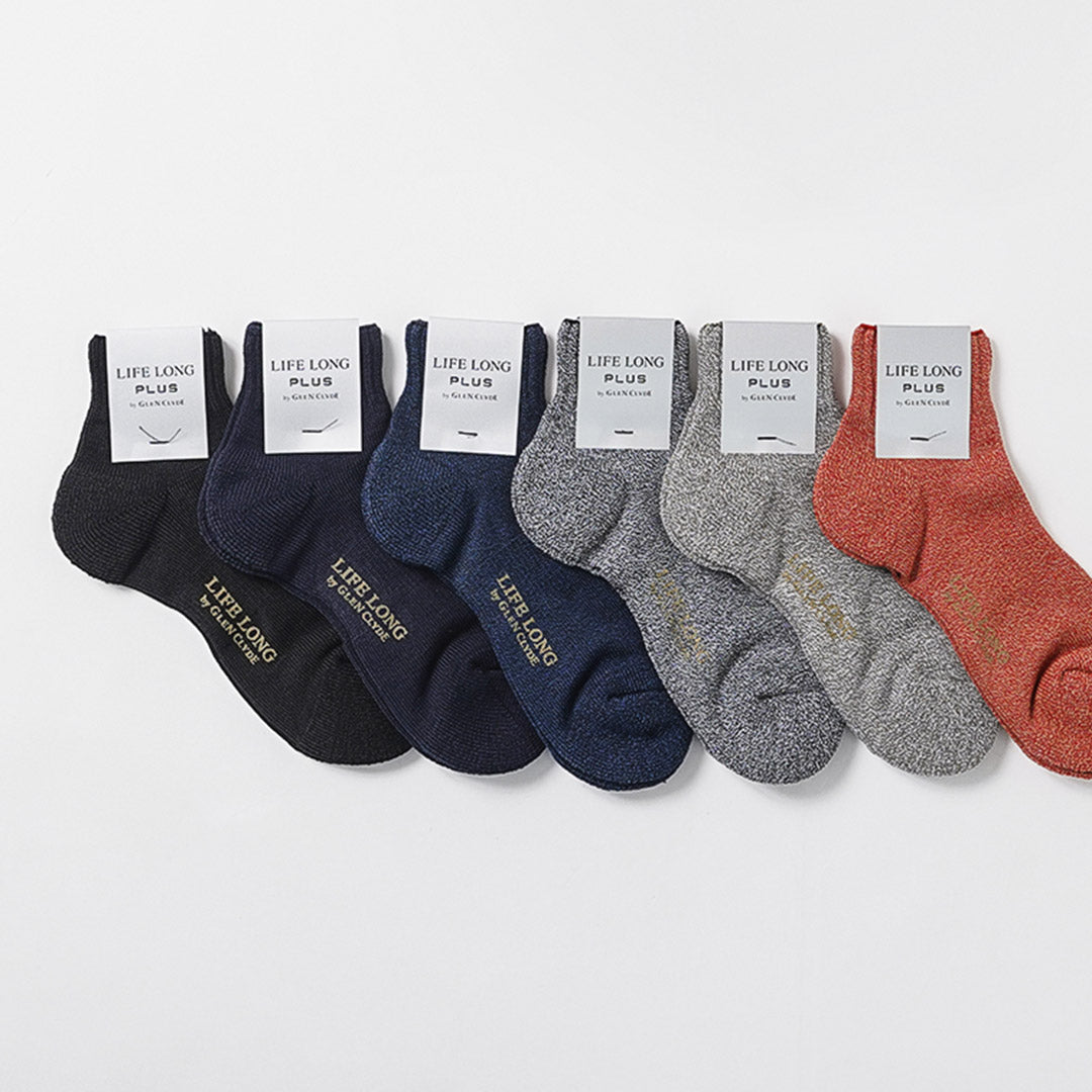 LIFE LONG BY GLEN CLYDE / TS-2 PLUS Cotton × CORDURA Pile Ankle Socks