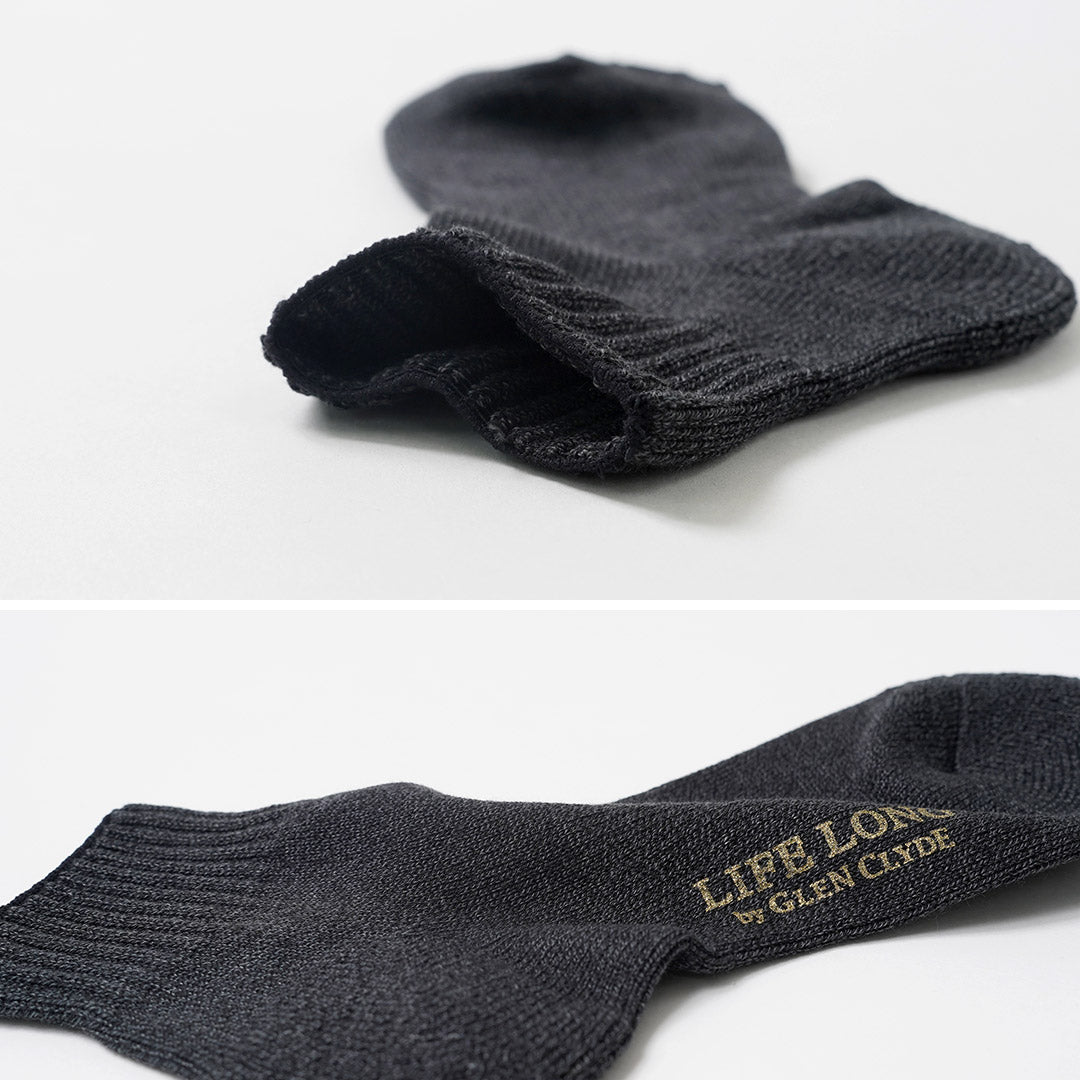 LIFE LONG BY GLEN CLYDE / TS-2 PLUS Cotton × CORDURA Pile Ankle Socks