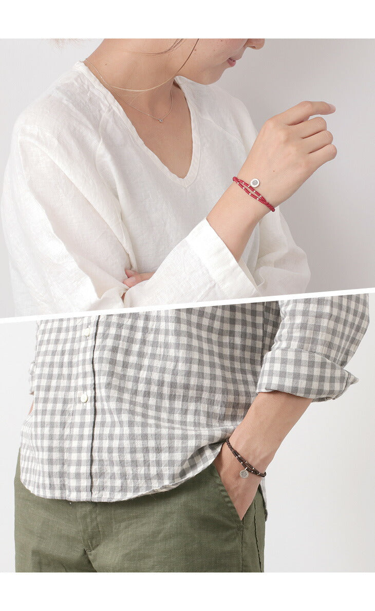 Brazalete superior de doble cadena Phadua / Wax Cord