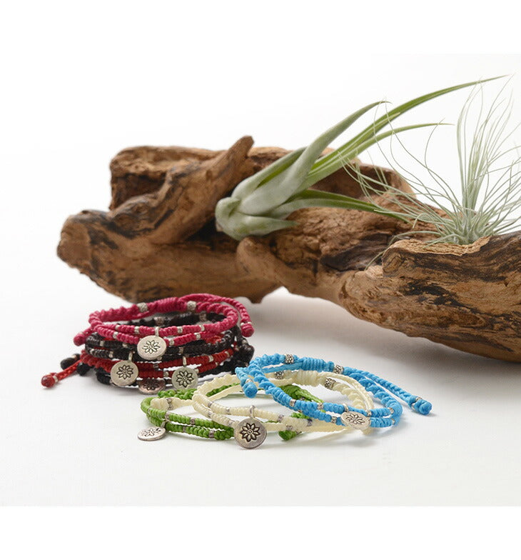 Brazalete superior de doble cadena Phadua / Wax Cord