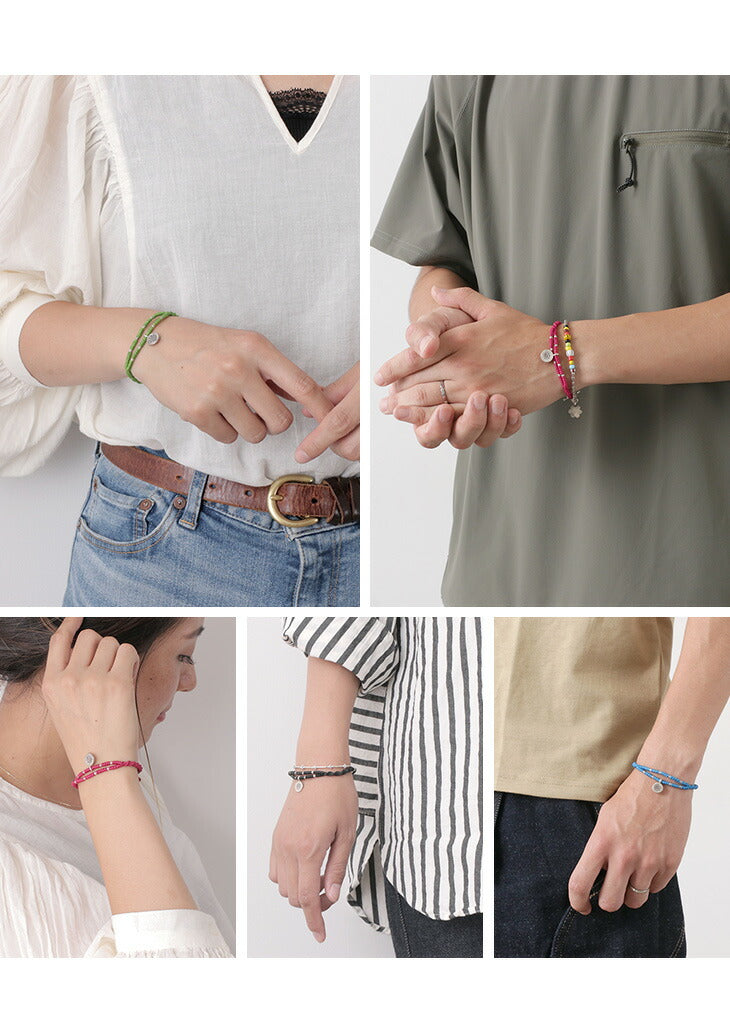 Brazalete superior de doble cadena Phadua / Wax Cord