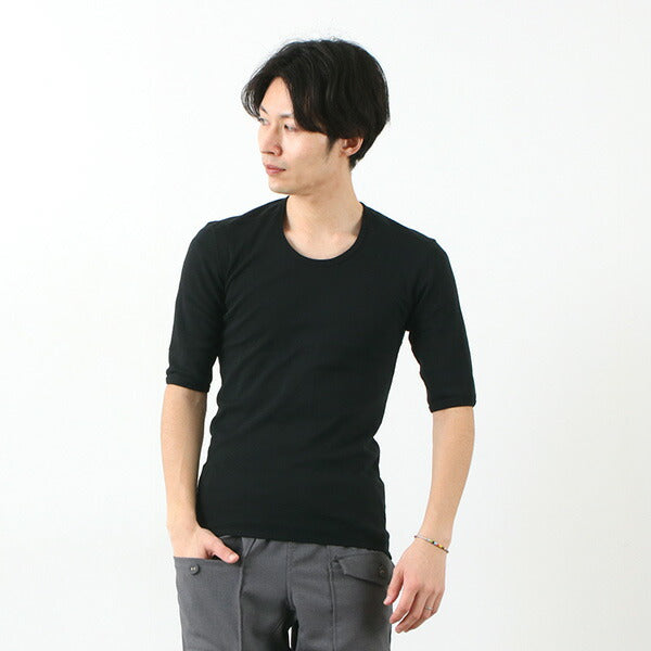 RE MADE IN TOKYO JAPAN / U-Neck Perfect Inner Half Sleeve T-shirt