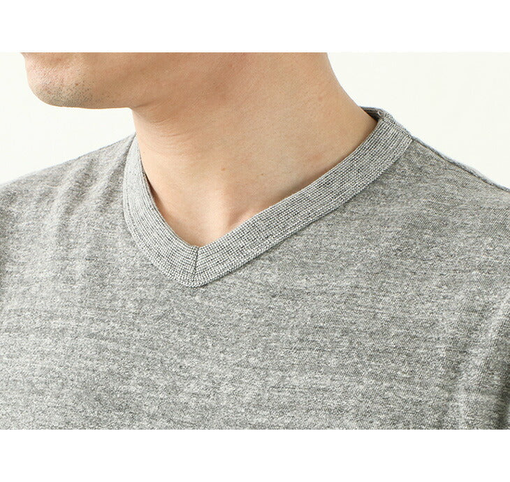 BARNS/BR-1101 Maillot Loopwheel Manga Corta Escote en V