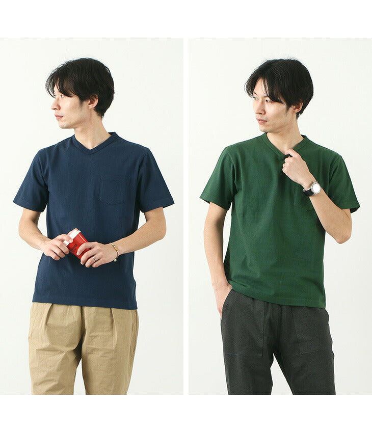 BARNS/BR-1101 Maillot Loopwheel Manga Corta Escote en V