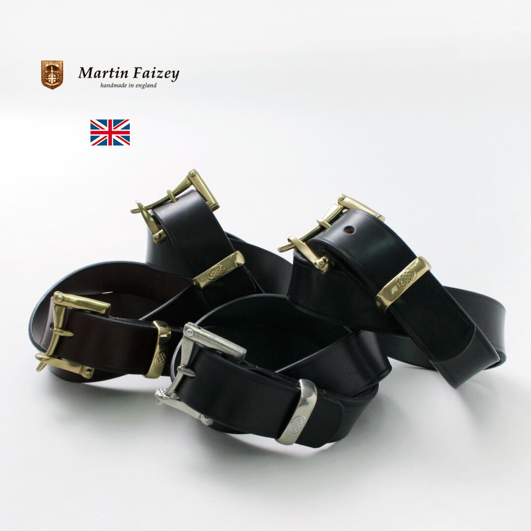 MARTIN FAIZEY / 1.5 inch (38mm) Quick Release Belt Leather Belt