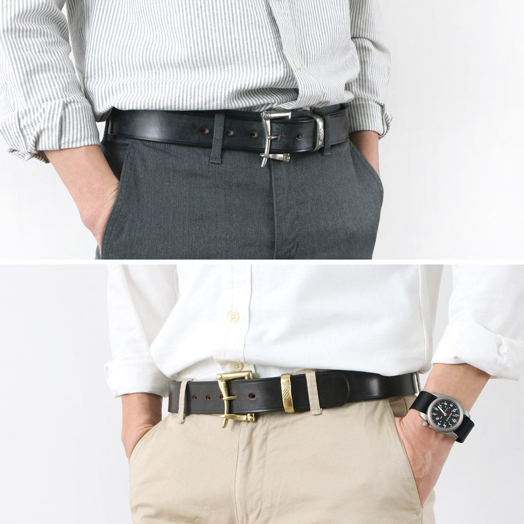MARTIN FAIZEY / 1.5 inch (38mm) Quick Release Belt Leather Belt