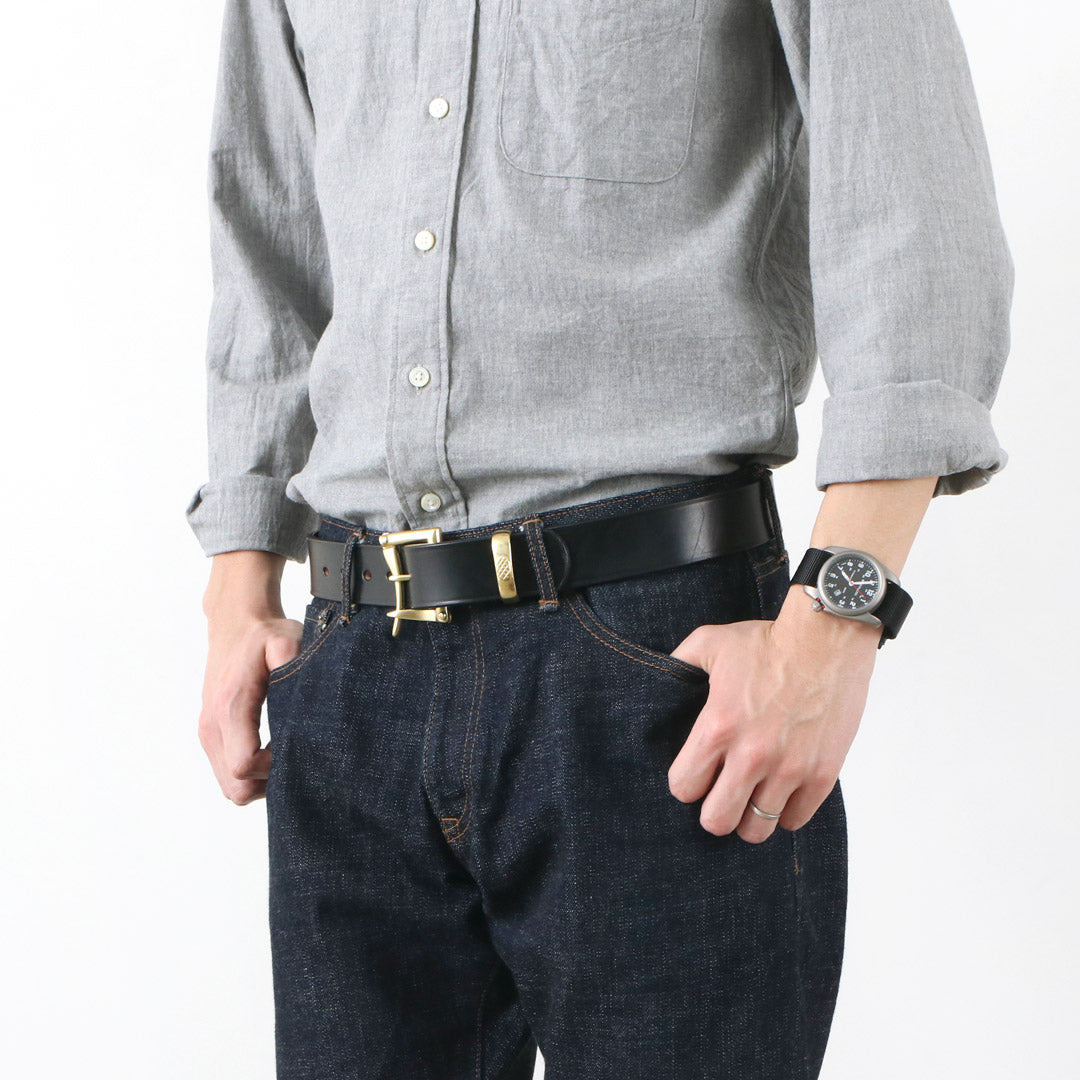 MARTIN FAIZEY / 1.5 inch (38mm) Quick Release Belt Leather Belt