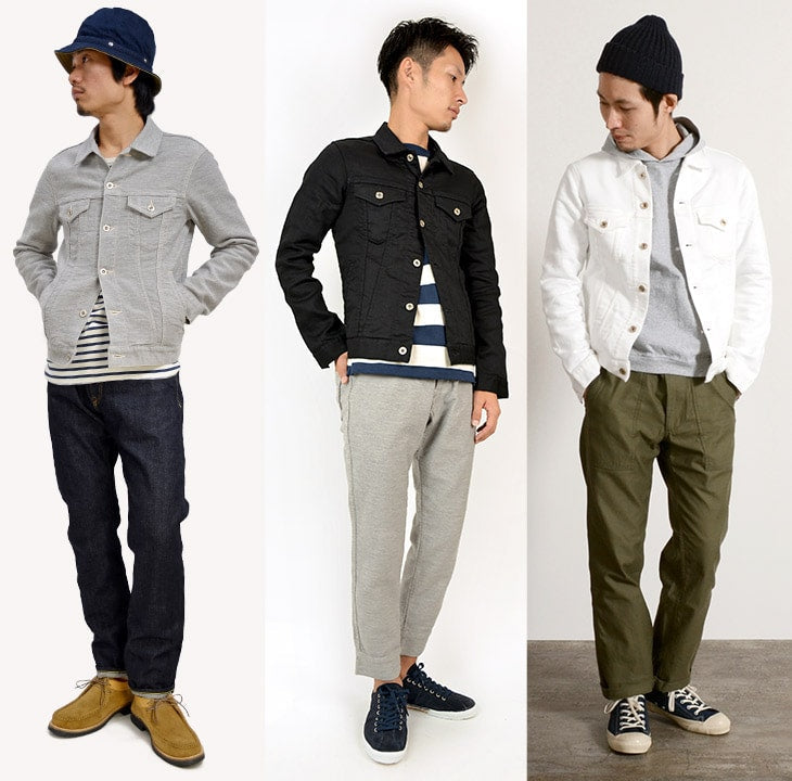 FOB FACTORY / F2288 Veste en jean Relax 3ème type