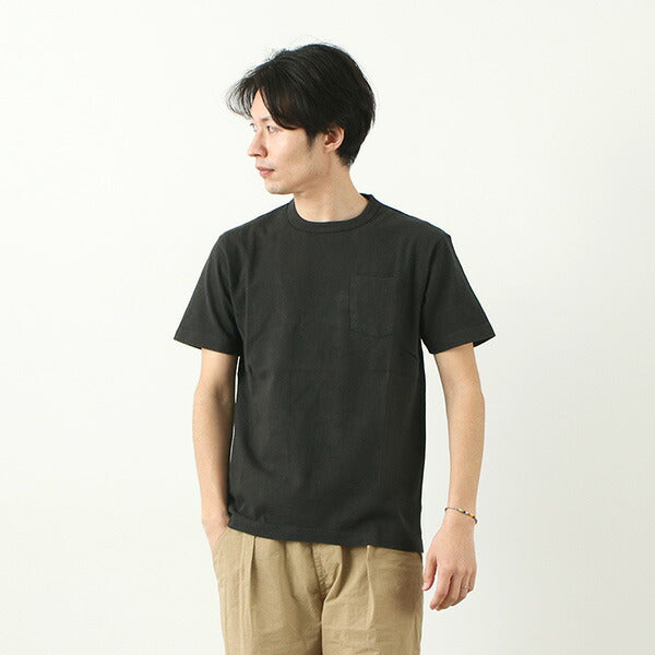 BARNS / BR-1100 Loopwheel Jersey Manga Corta Cuello redondo