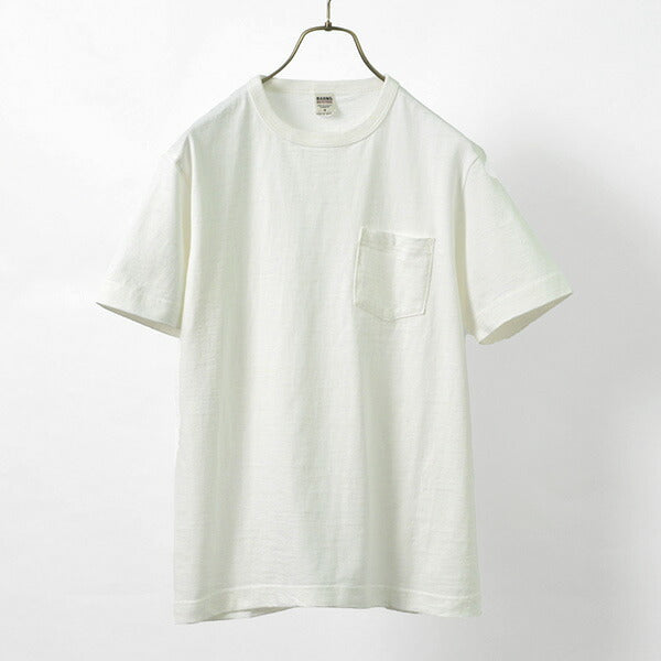 BARNS / BR-1100 Loopwheel Jersey Manga Corta Cuello redondo