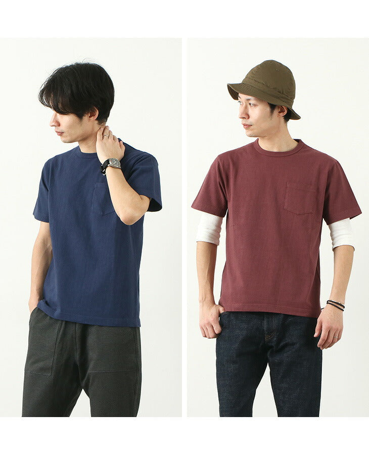BARNS / BR-1100 Loopwheel Jersey Manga Corta Cuello redondo