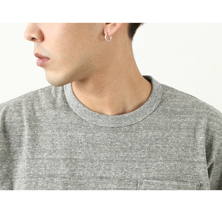 BARNS / BR-1100 Loopwheel Jersey Manga Corta Cuello redondo