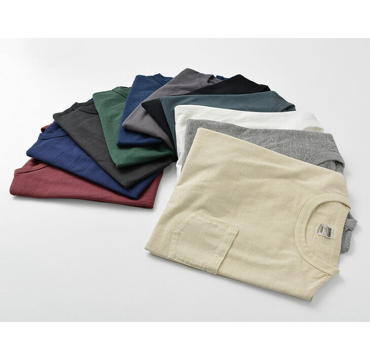 BARNS / BR-1100 Loopwheel Jersey Manga Corta Cuello redondo