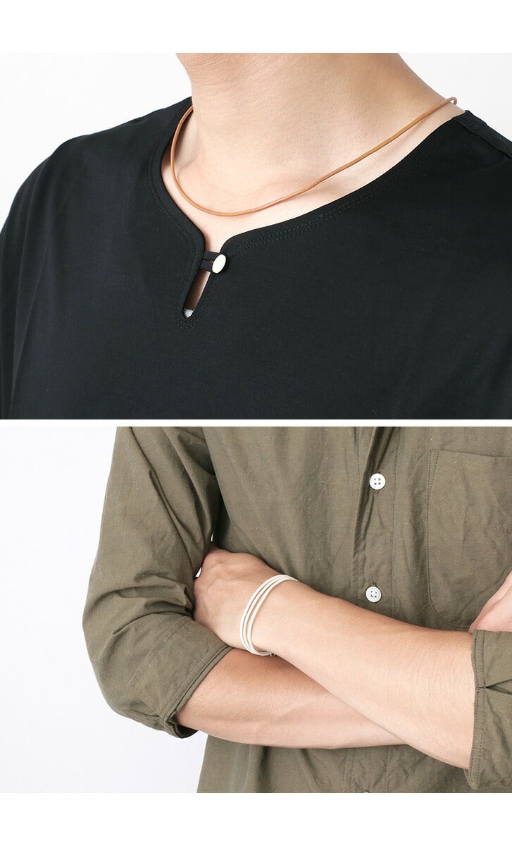 Karen Silver의 Phadua / Leather Choker 목걸이.