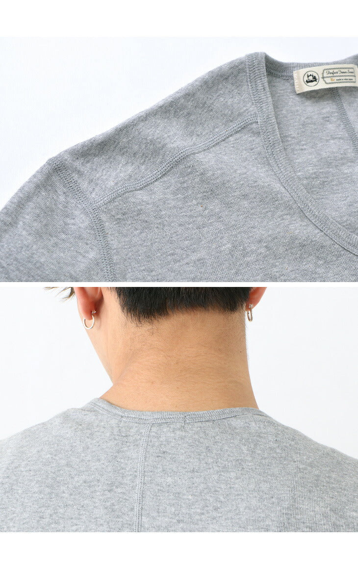 RE HECHO EN TOKIO JAPÓN / Cuello en U interior perfecto de manga larga