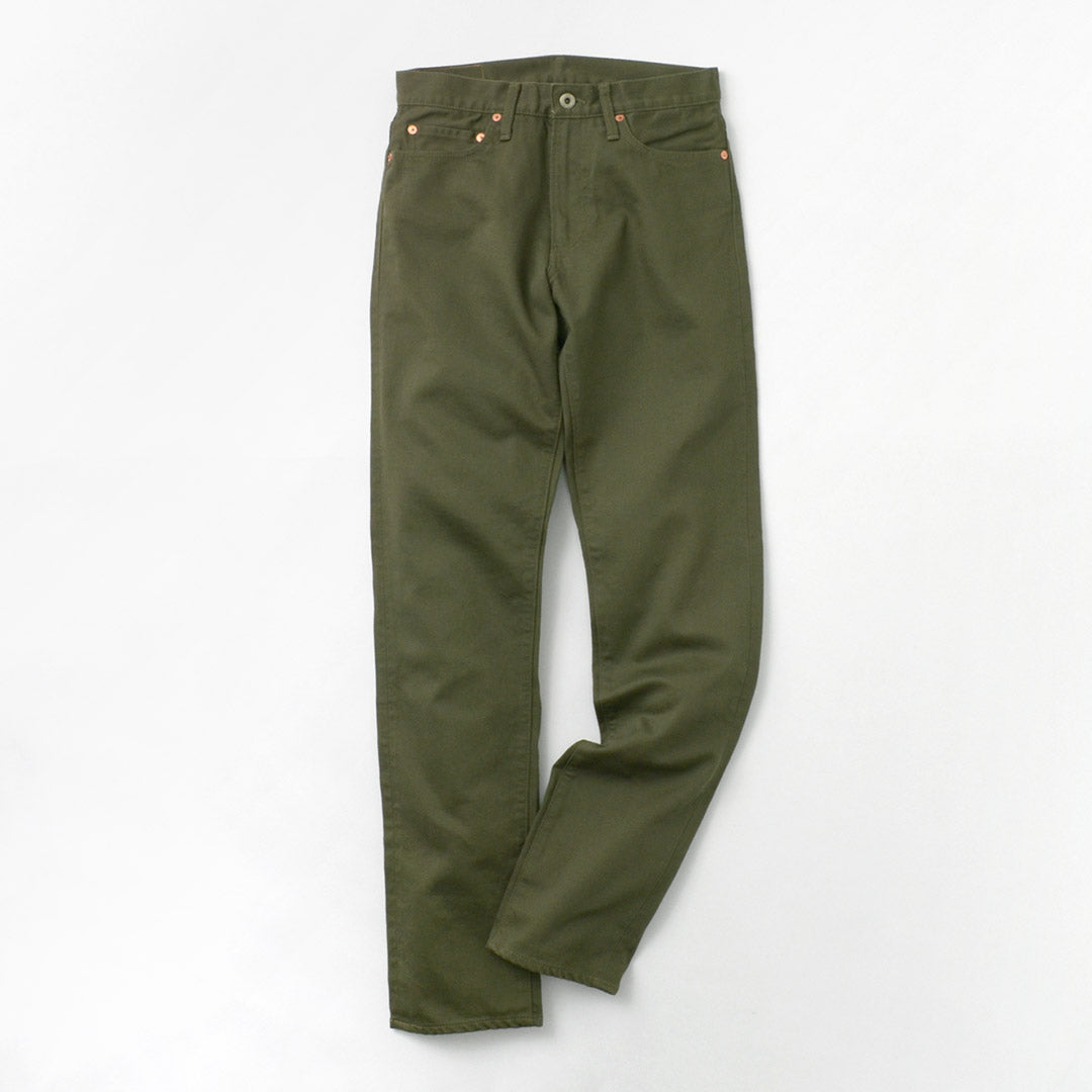 FOB FACTORY / F1134 Pantalon piqué 5 poches