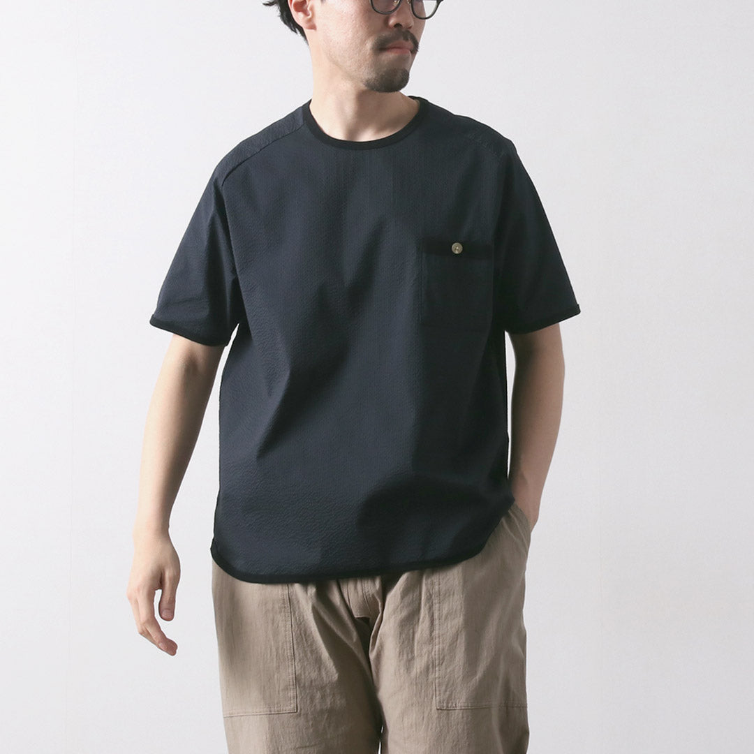 RE MADE IN TOKYO JAPAN / 릴랙스 시어서커 ​​티셔츠