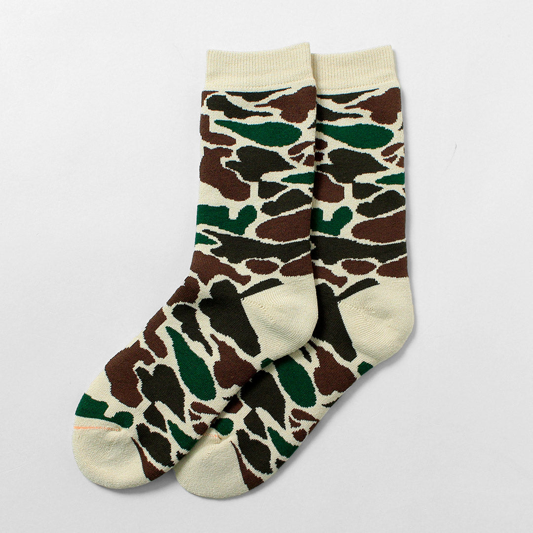 ROTOTO / R1339 Chaussettes Pile Camo Crew