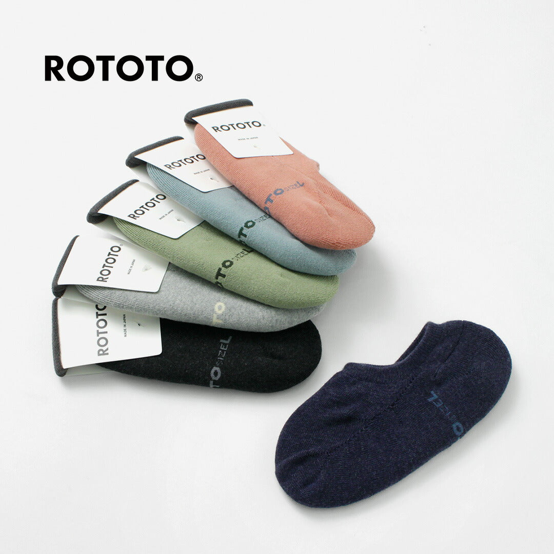 ROTOTO / 파일 풋 커버 양말