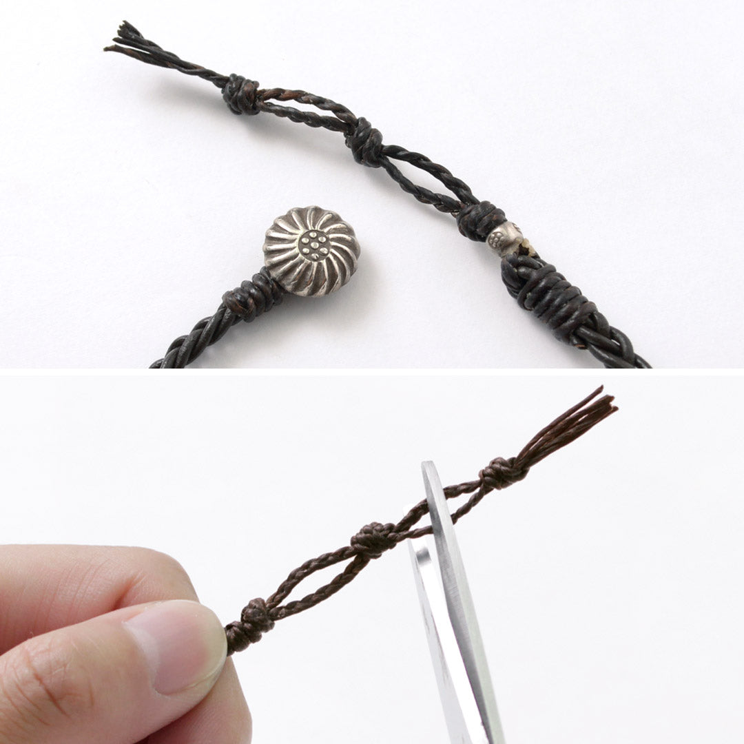 Phadua / Braided 1.5mm 가죽 발목