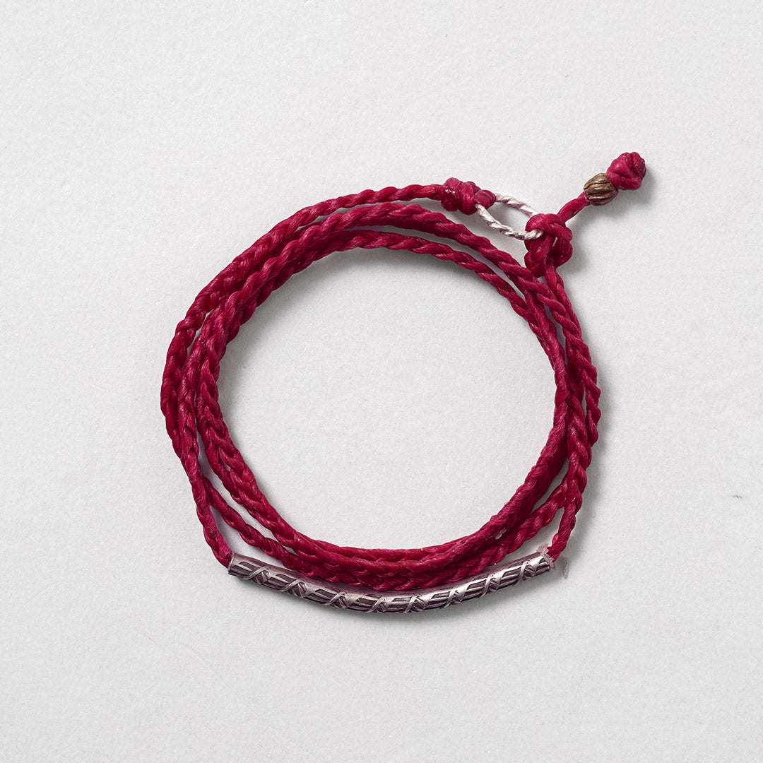 phaduA / Wax Cord & Karen Silver Tube 3-Way Accessory