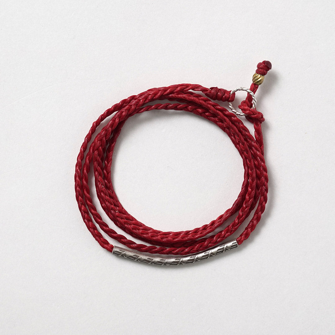 phaduA / Wax Cord & Karen Silver Tube 3-Way Accessory