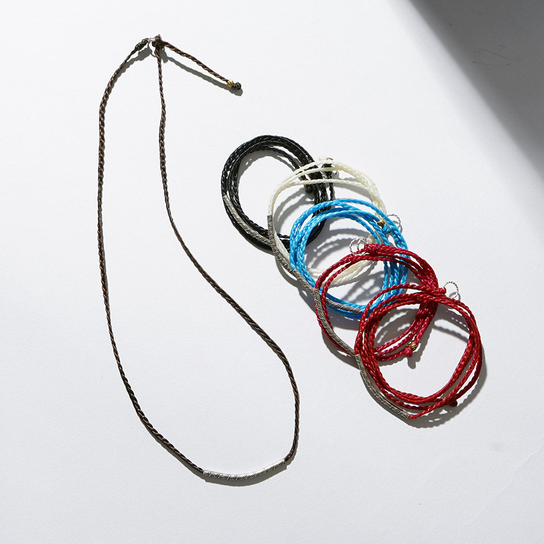phaduA / Wax Cord & Karen Silver Tube 3-Way Accessory