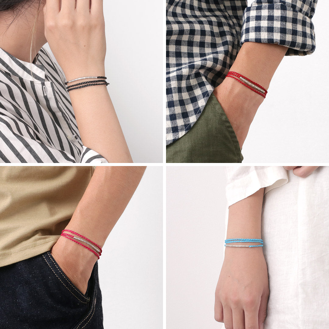 phaduA / Wax Cord & Karen Silver Tube 3-Way Accessory