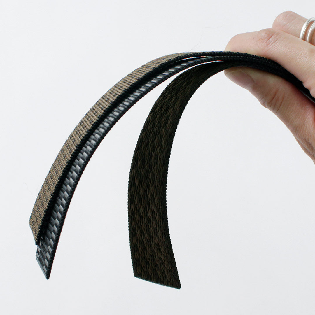 BISON DESIGNS / Cinturón de correas de nailon estampado de 30 mm