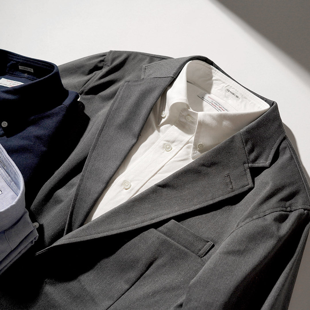 ROCOCO / Camisa Oxford Americana Clásica con Botones