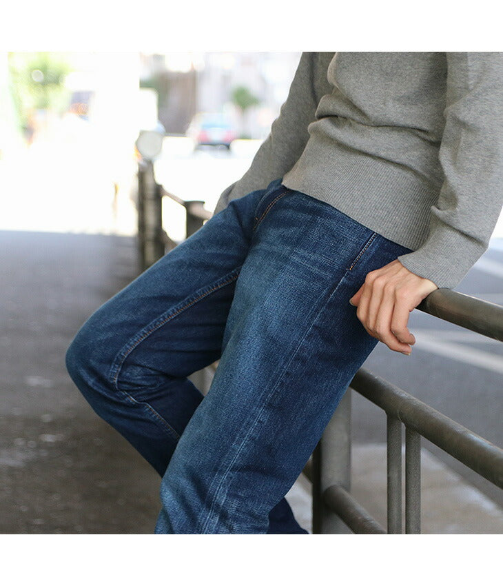 JEANS BLEU JAPON / RJB6140-ME Jean slim fuselé coupe cheville