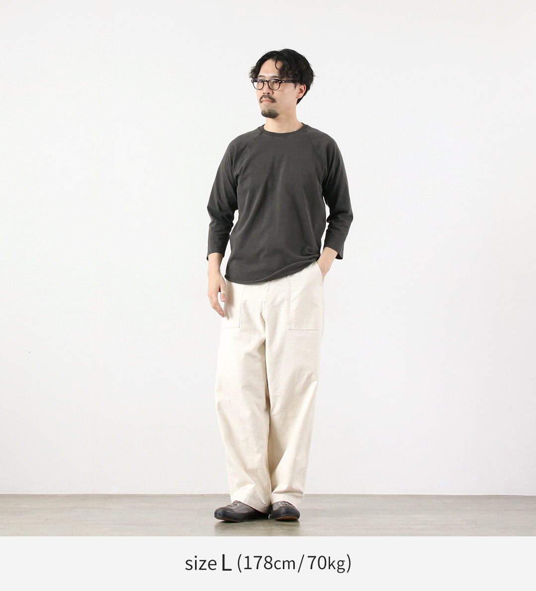 GOOD ON / 베이스볼 라글란 T셔츠
