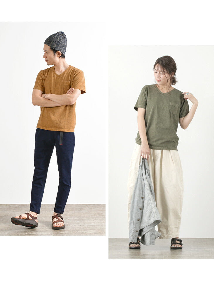 GOOD ON / GOST1408 Short Sleeve V-neck Pocket T-shirt