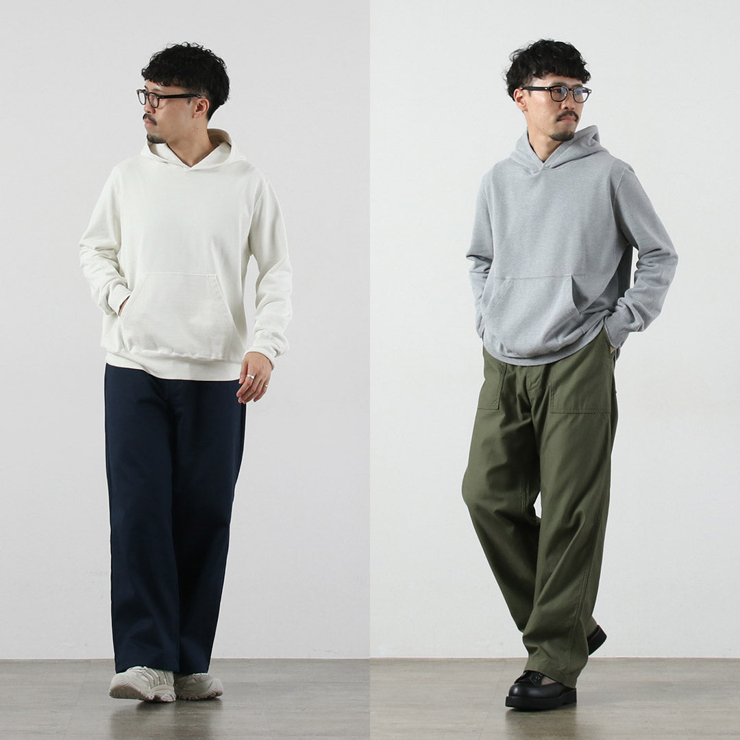 REMI RELIEF / SP Processed Piled Hoodie Plain Sweatshirt Model 2025