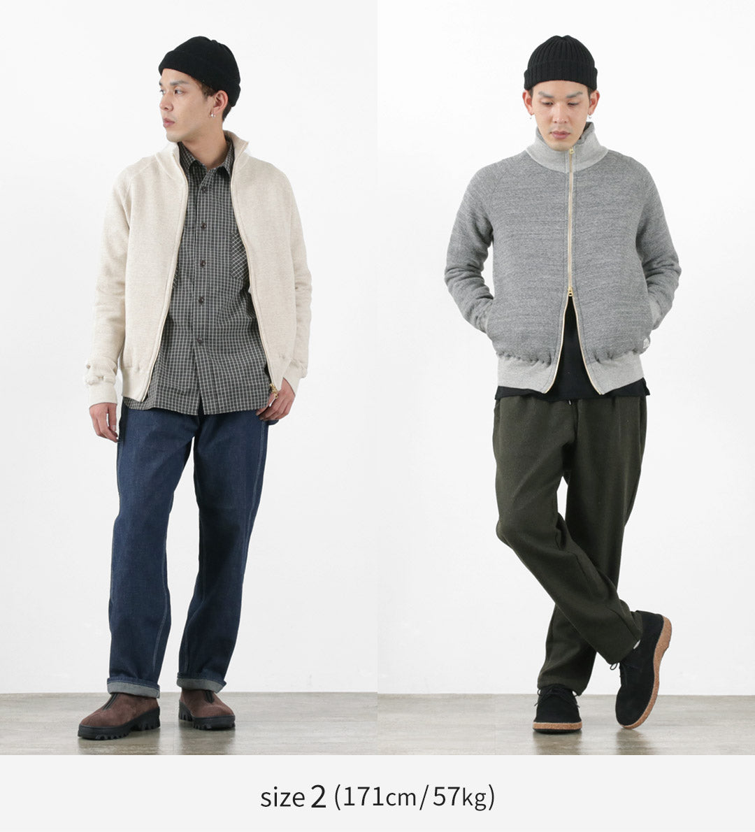 KEPANI / Veste sweat à col montant doublée Great Smoky Raffy