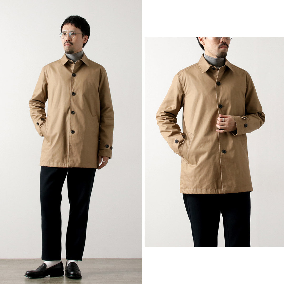 ROCOCO / Manteau Balmacaan court haute densité