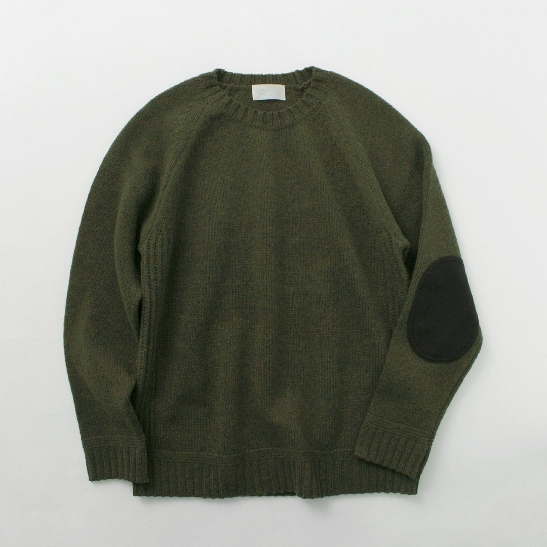 SOGLIA / Landnoah Pull col rond en laine britannique